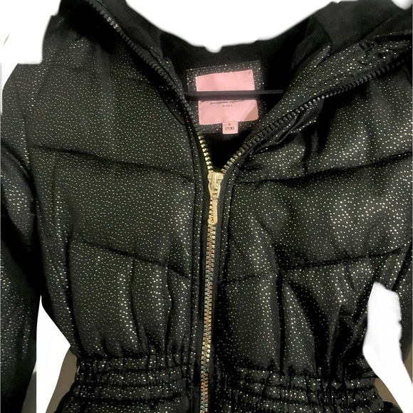 Juicy couture, black Puffer Jacket with Hood - Picture 2 of 4